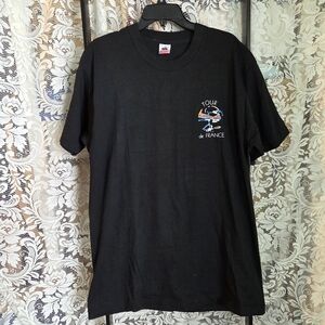 Vintage 90s Black Tour de France T-Shirt XL